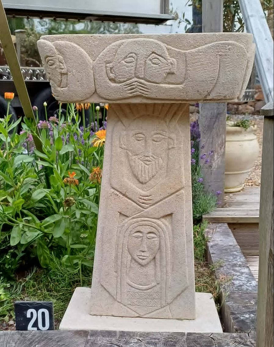 Celtic Birdbath