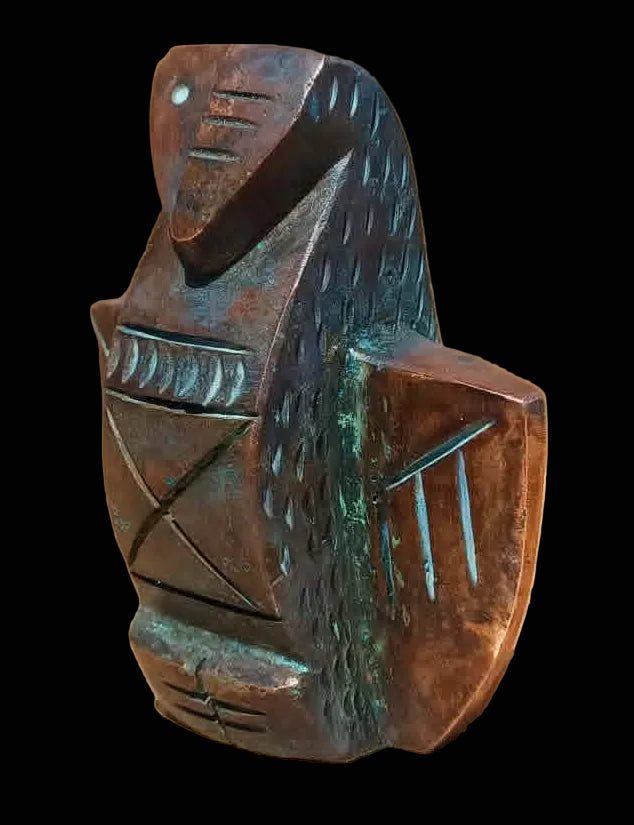 Bronze Ironic Owl Green