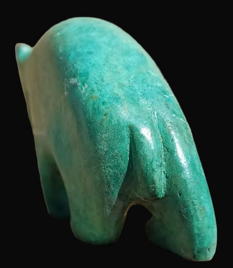 Bronze Polar Bear  Green