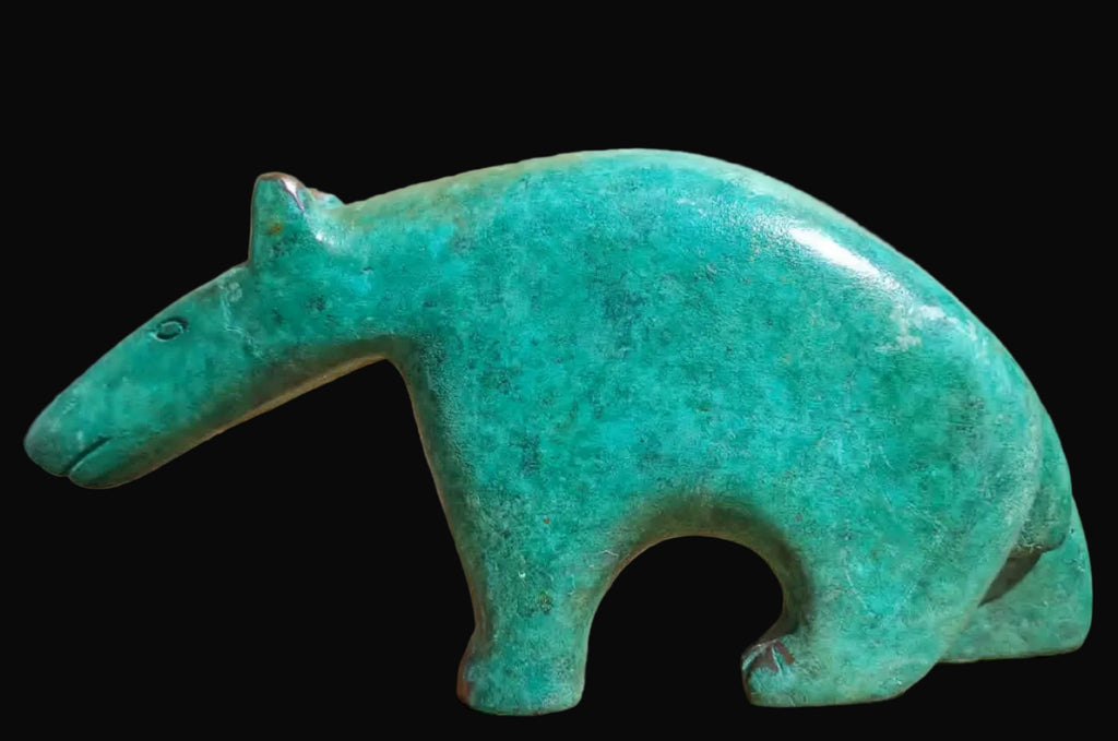 Bronze Polar Bear  Green
