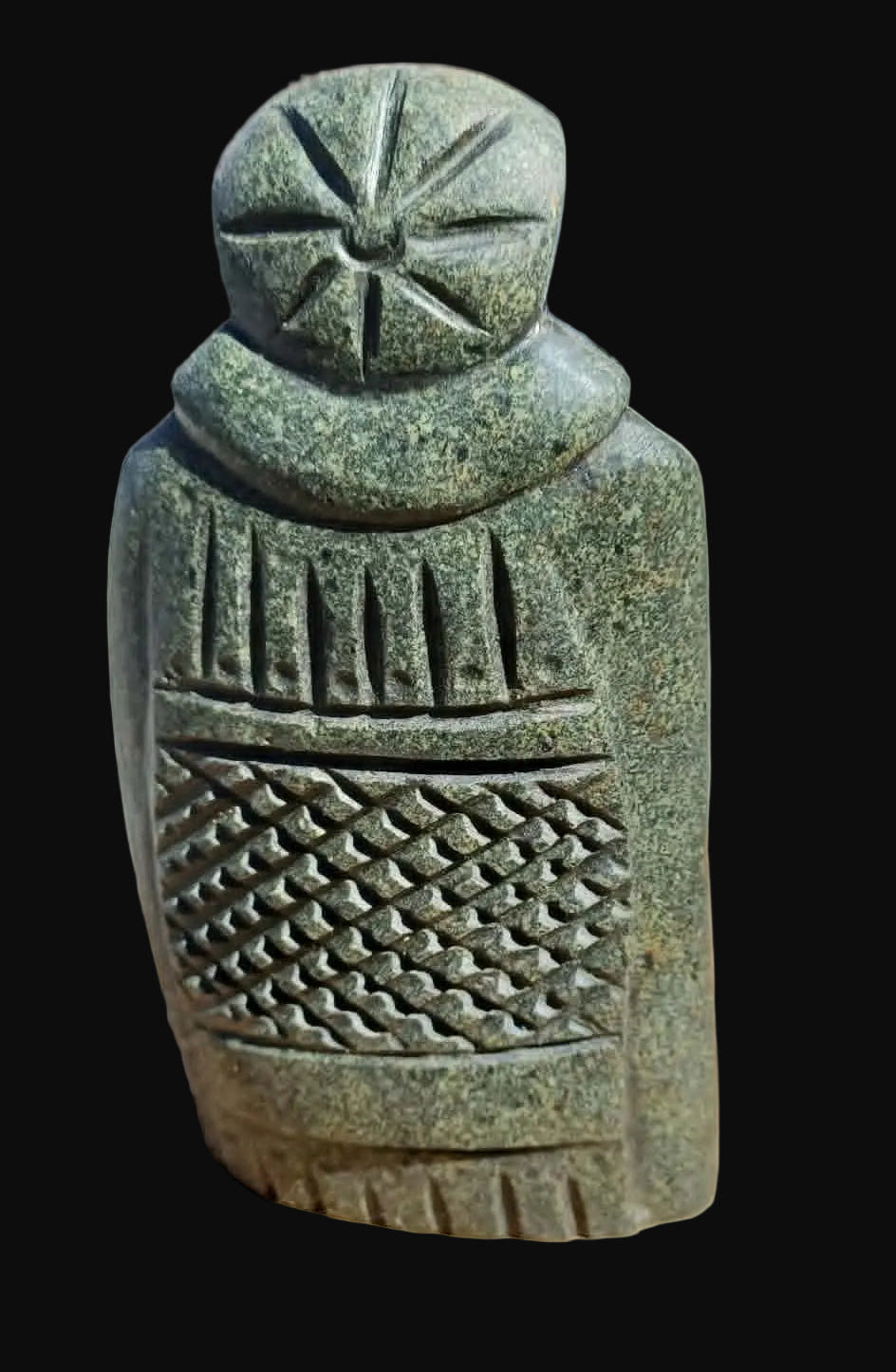 Small Stone Celtic Warrior Sculpture Shield Bearer