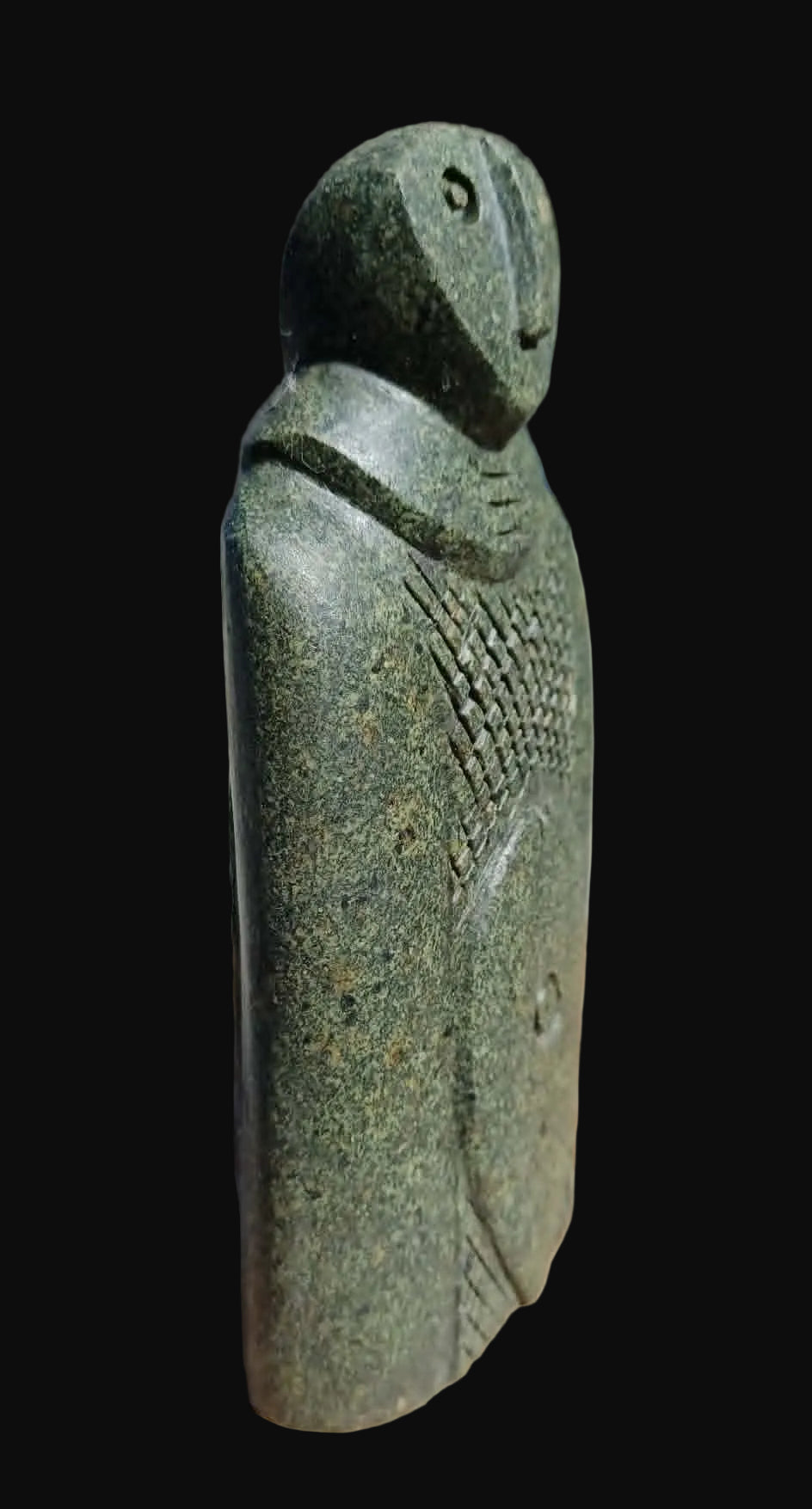 Small Stone Celtic Warrior Sculpture Shield Bearer