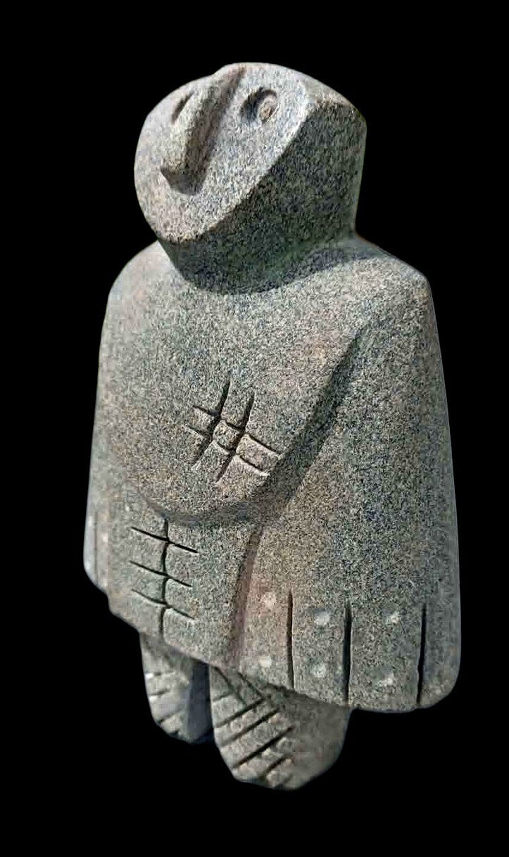 Stone Warrior Sculpture  Athena