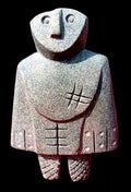 Stone Warrior Sculpture  Athena