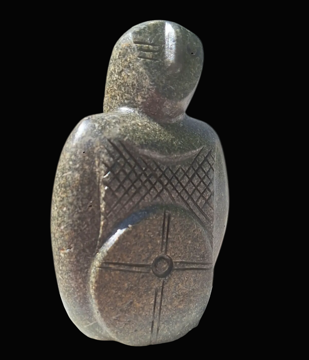 Small Stone Celtic Warrior Sculpture Little Warrior