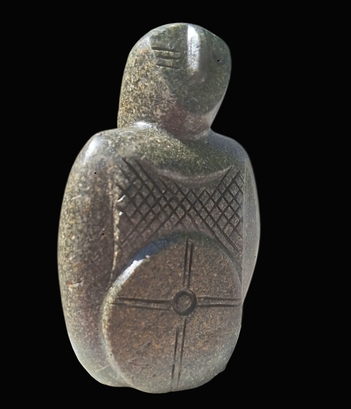 Small Stone Celtic Warrior Sculpture Little Warrior