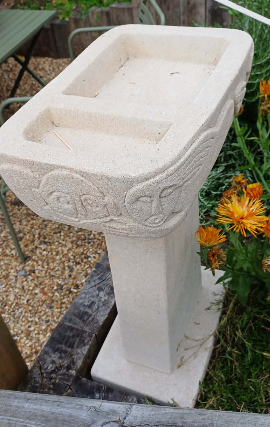 Celtic Birdbath