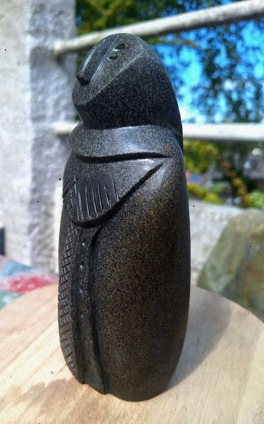 Stone Warrior Sculpture  Grace