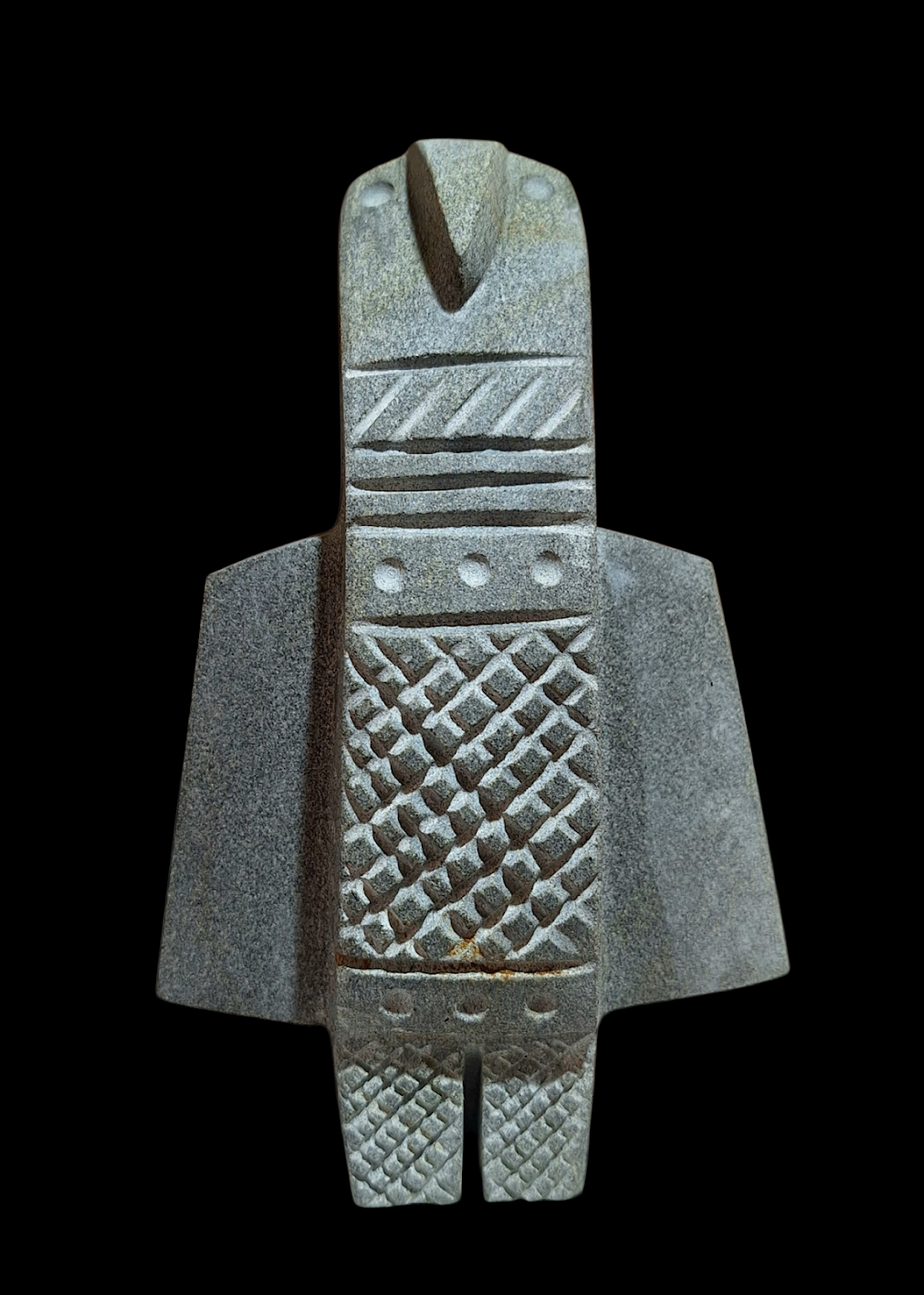 Abstract Owl Sculpture  Totem